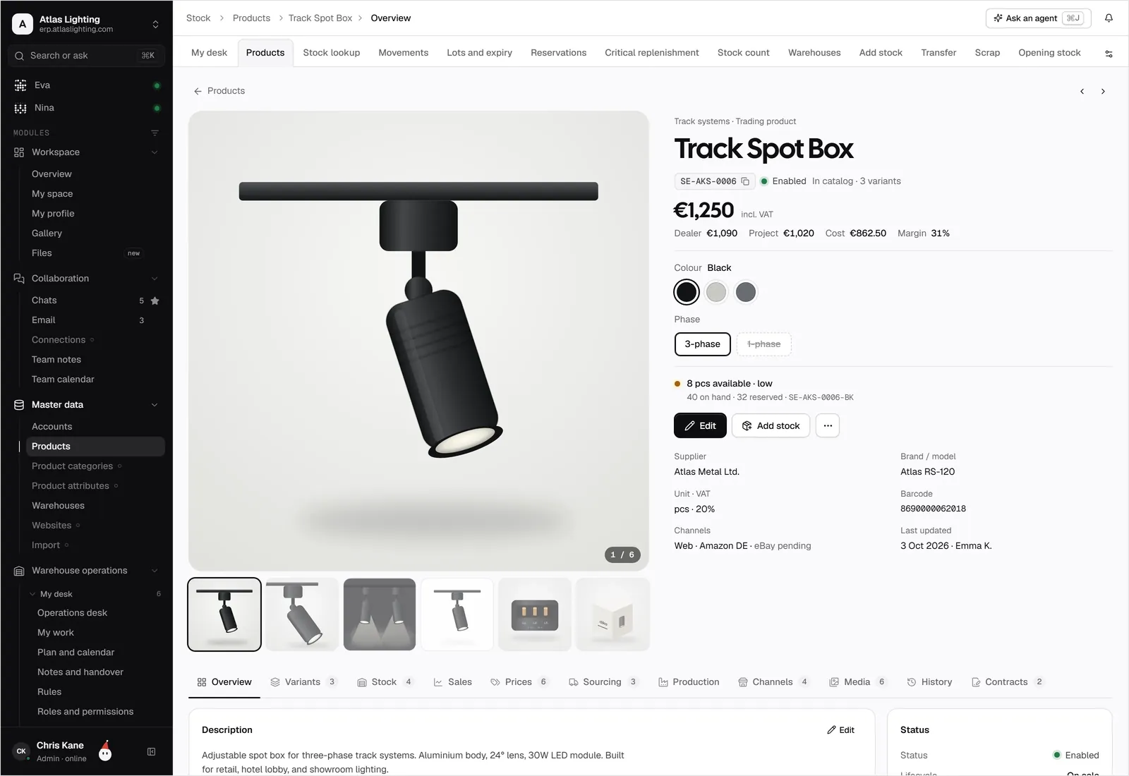 Product profile in Dika Ops